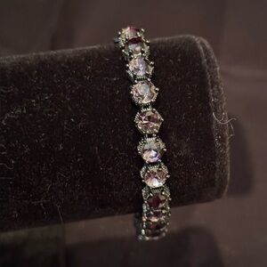 Park Lane Purple Gemstone Impression Bracelet